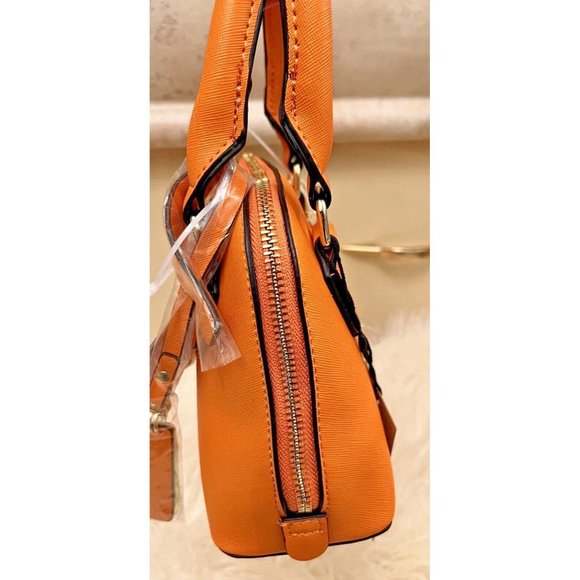 NWT STEVE MADDEN BFAITH ORANGE MINI CROSSBODY HAND BAG TIK TOK VIRAL TRENDY - Picture 5 of 7